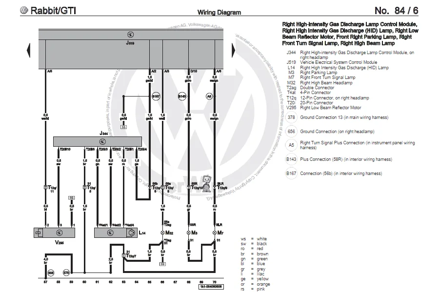 Mk6 Jetta Headlight Wiring Diagram Wiring Diagram And Schematic