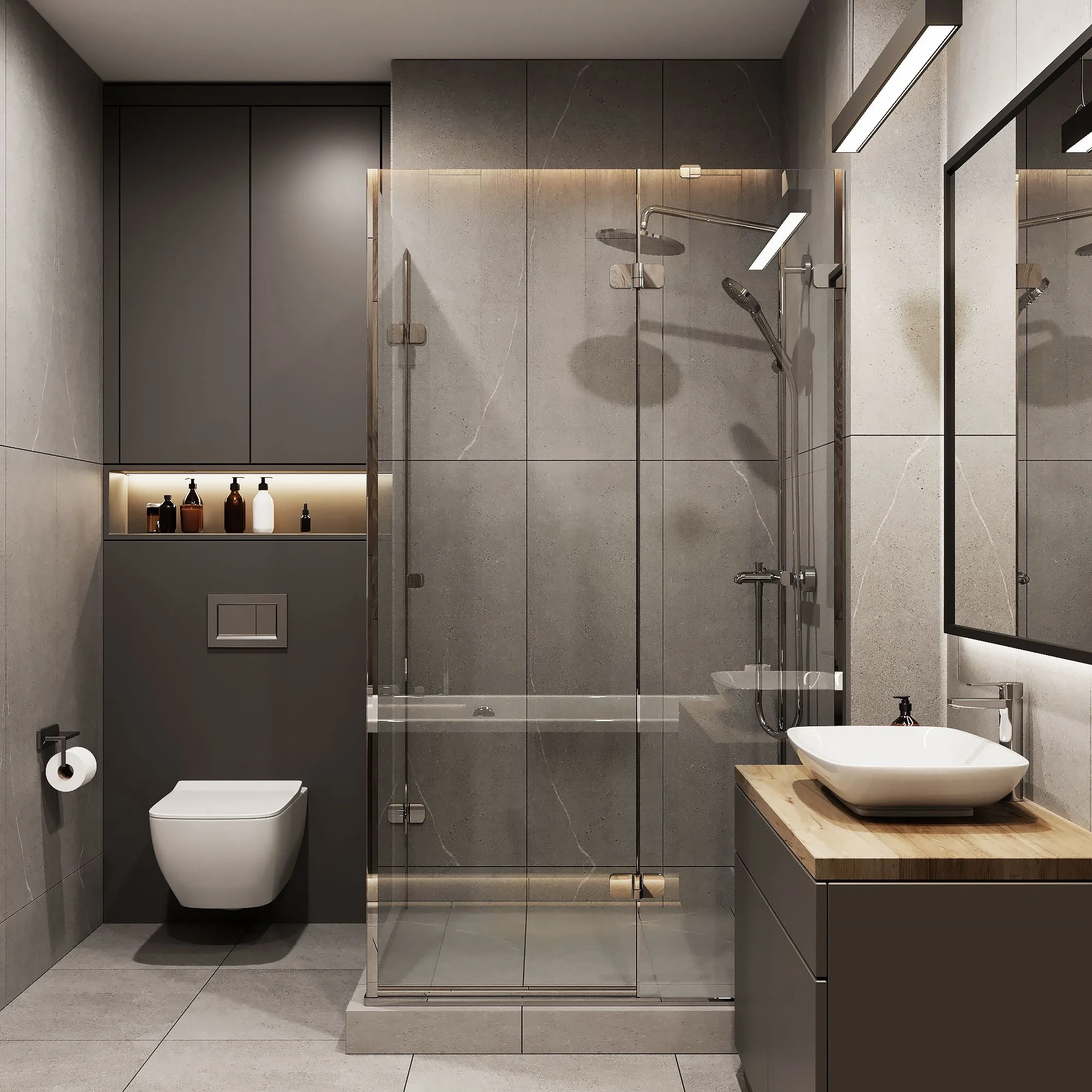 Modern Bathroom Design By Besense Studio Lüks Banyo Küçük Banyo Tasarımı Lüks Banyolar