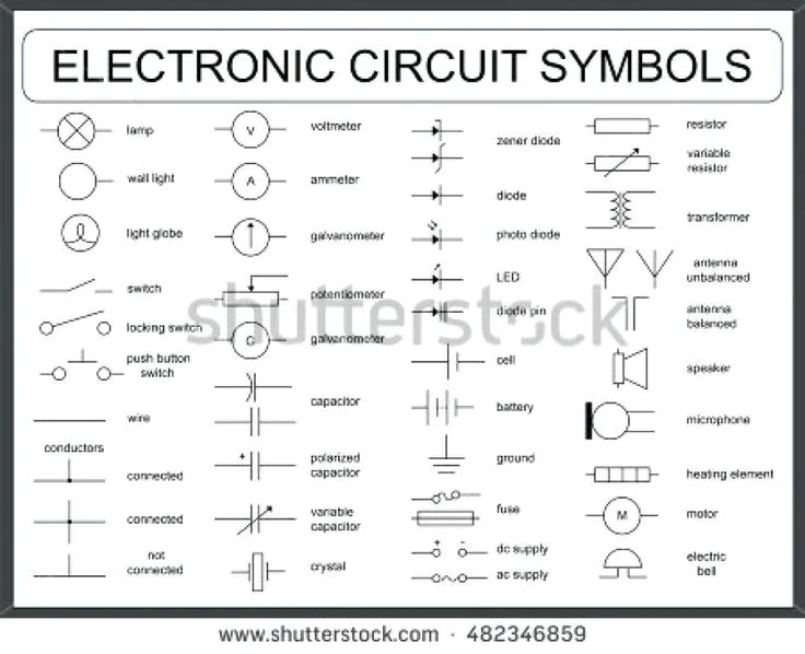 Most Common Schematic Symbols On Job Tests