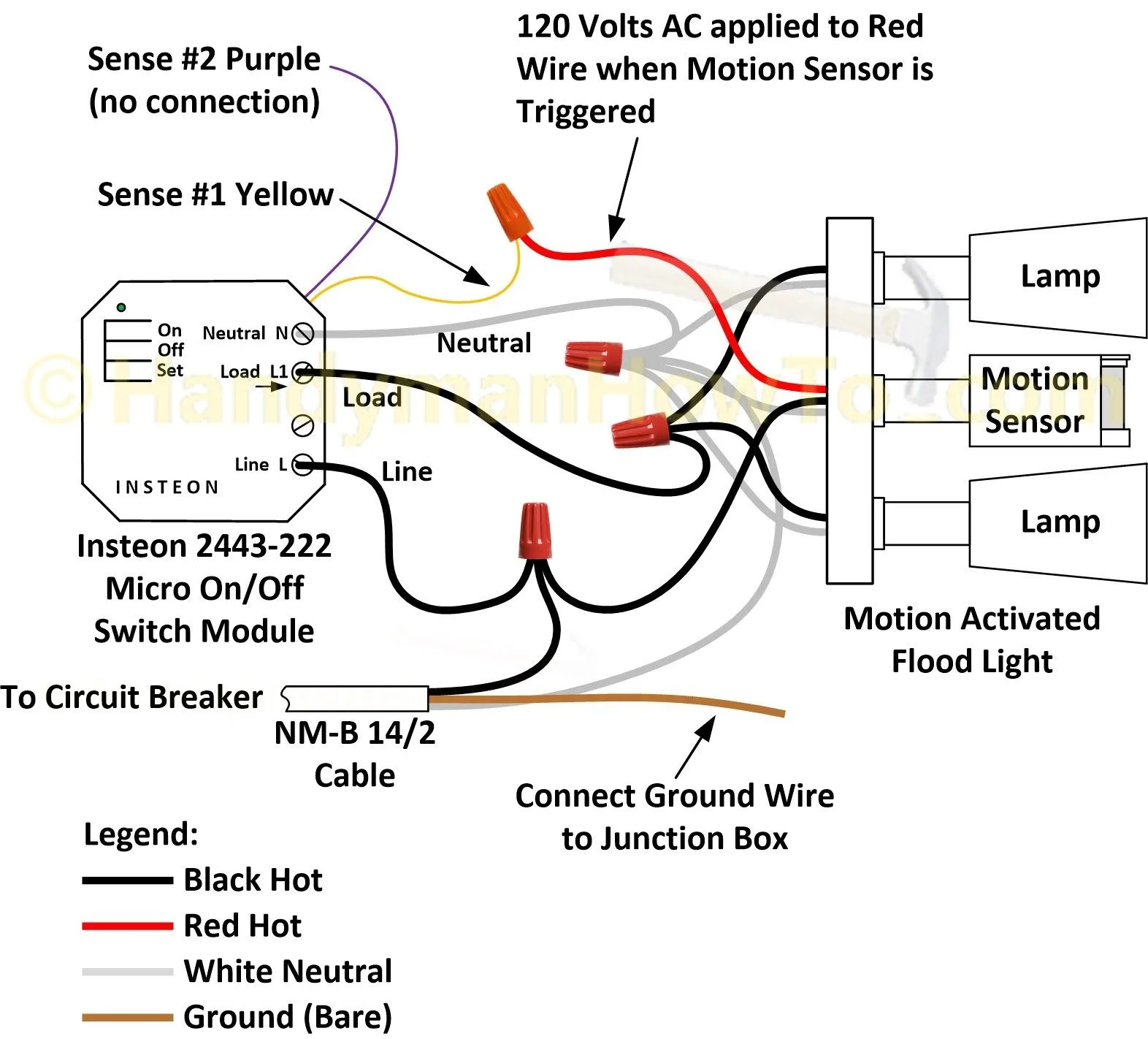 Motion Sensor Led Light Circuit Diagram