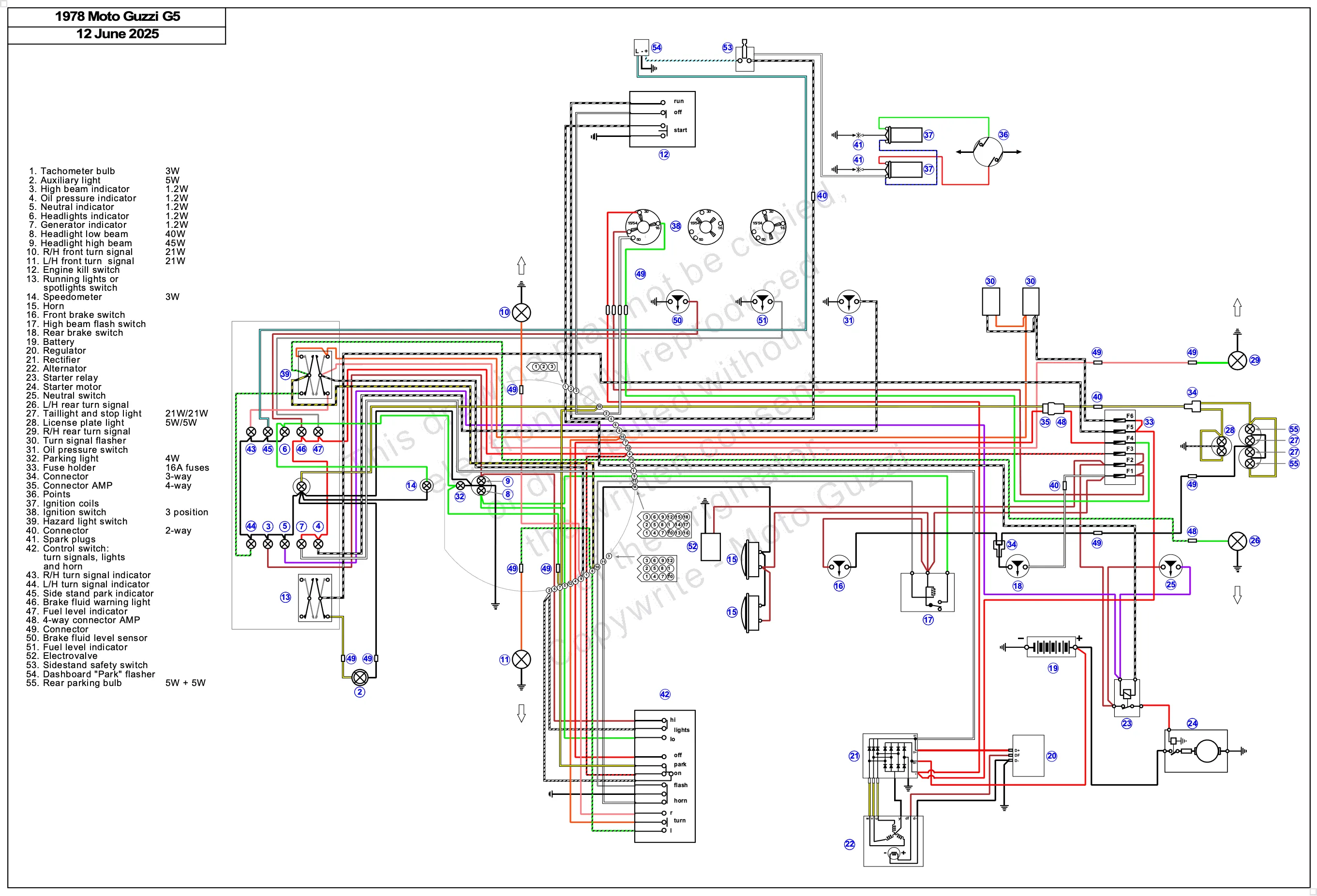 Moto Guzzi G5 Wiring Diagram Wiring Diagram