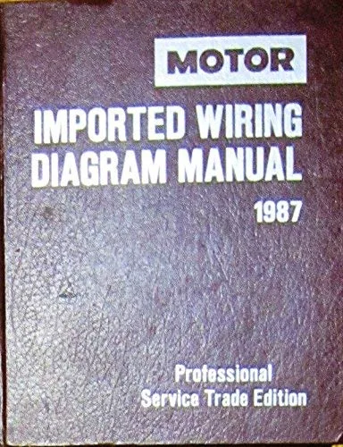 Motor Imported Wiring Diagrams 1987