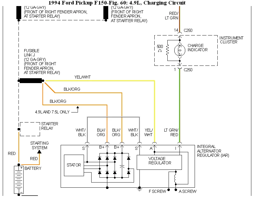Motorcraft Alternator Wiring Diagram Wiring Diagram And Schematic