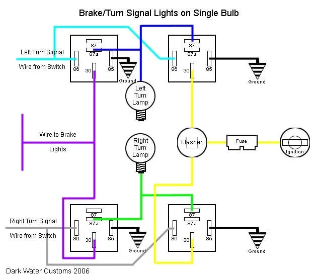 Motorcycle Led Turn Signal Wiring Diagram Wiring Diagram