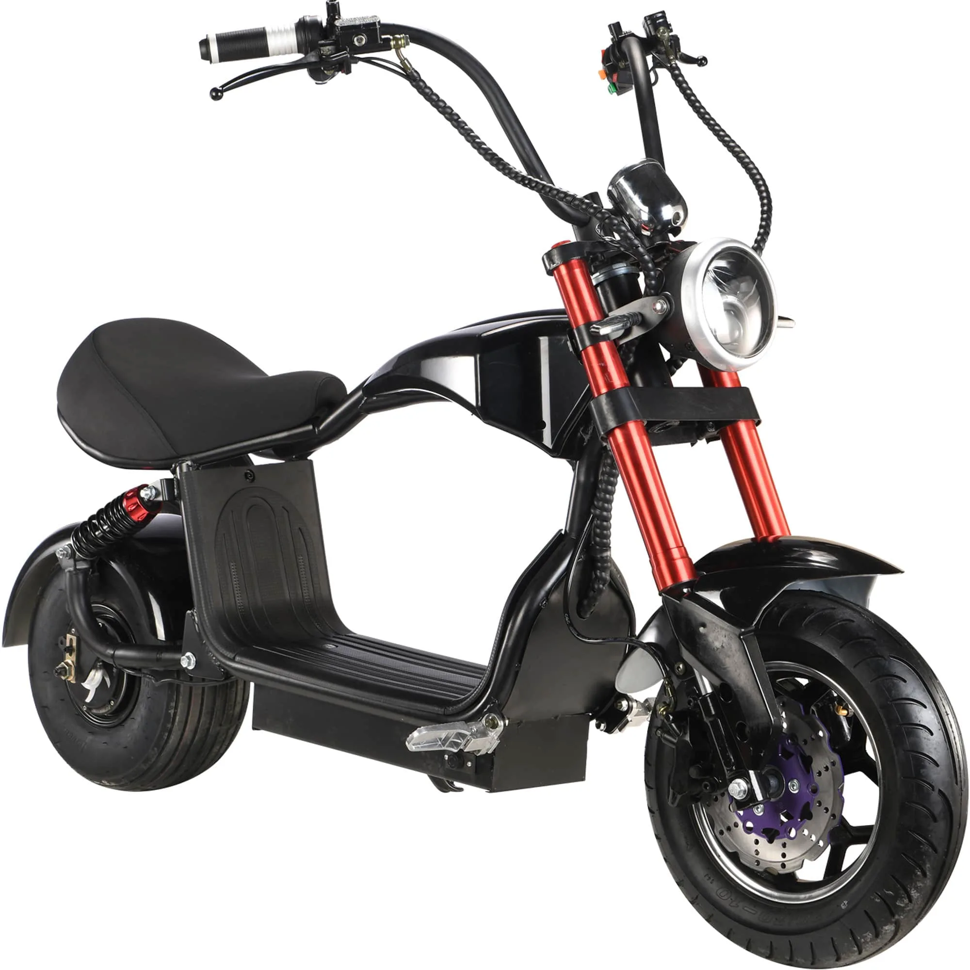 Mototec Mini Fat Tire Electric Scooter 500W 48V 20 Mph Cruiser