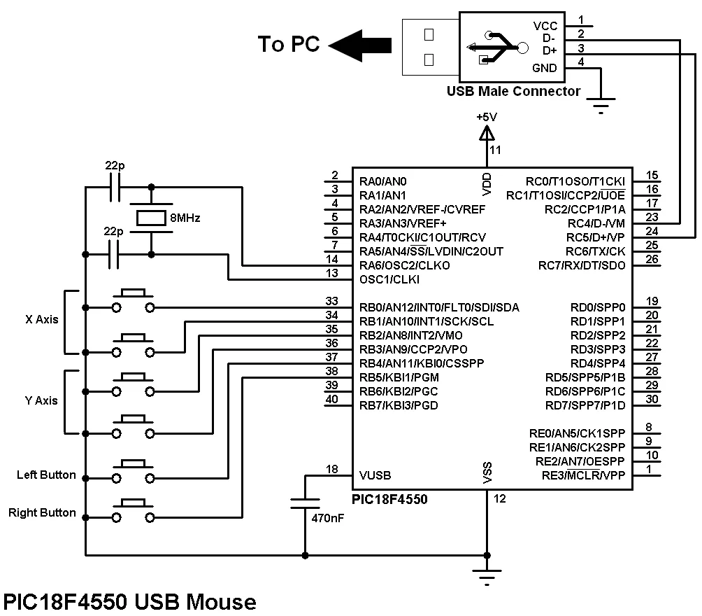 Mouse Usb Wiring Diagram