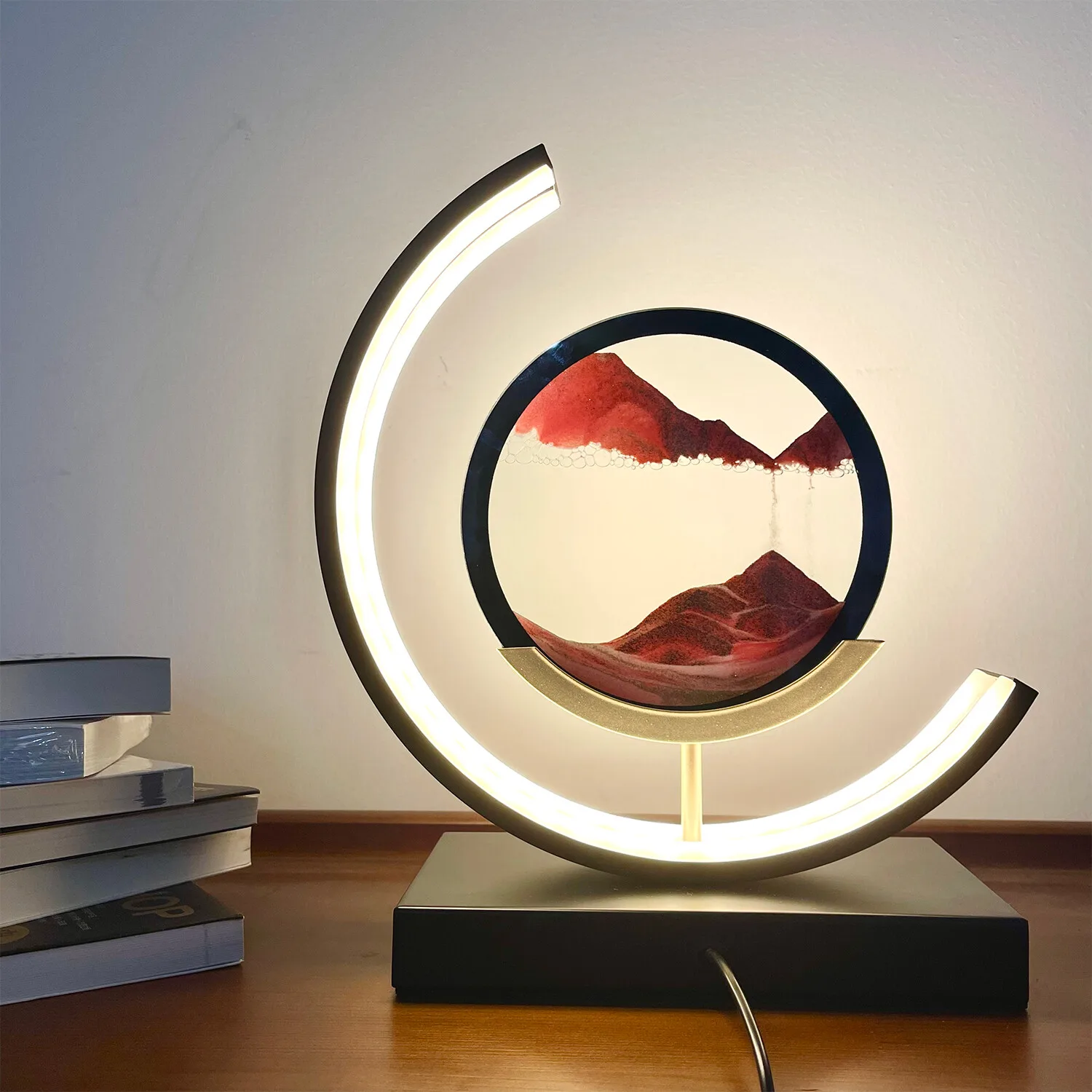Moving Sand Sandscapes Led Table Lamp Moving Sandscapes Led Lamp Touch Of Modern