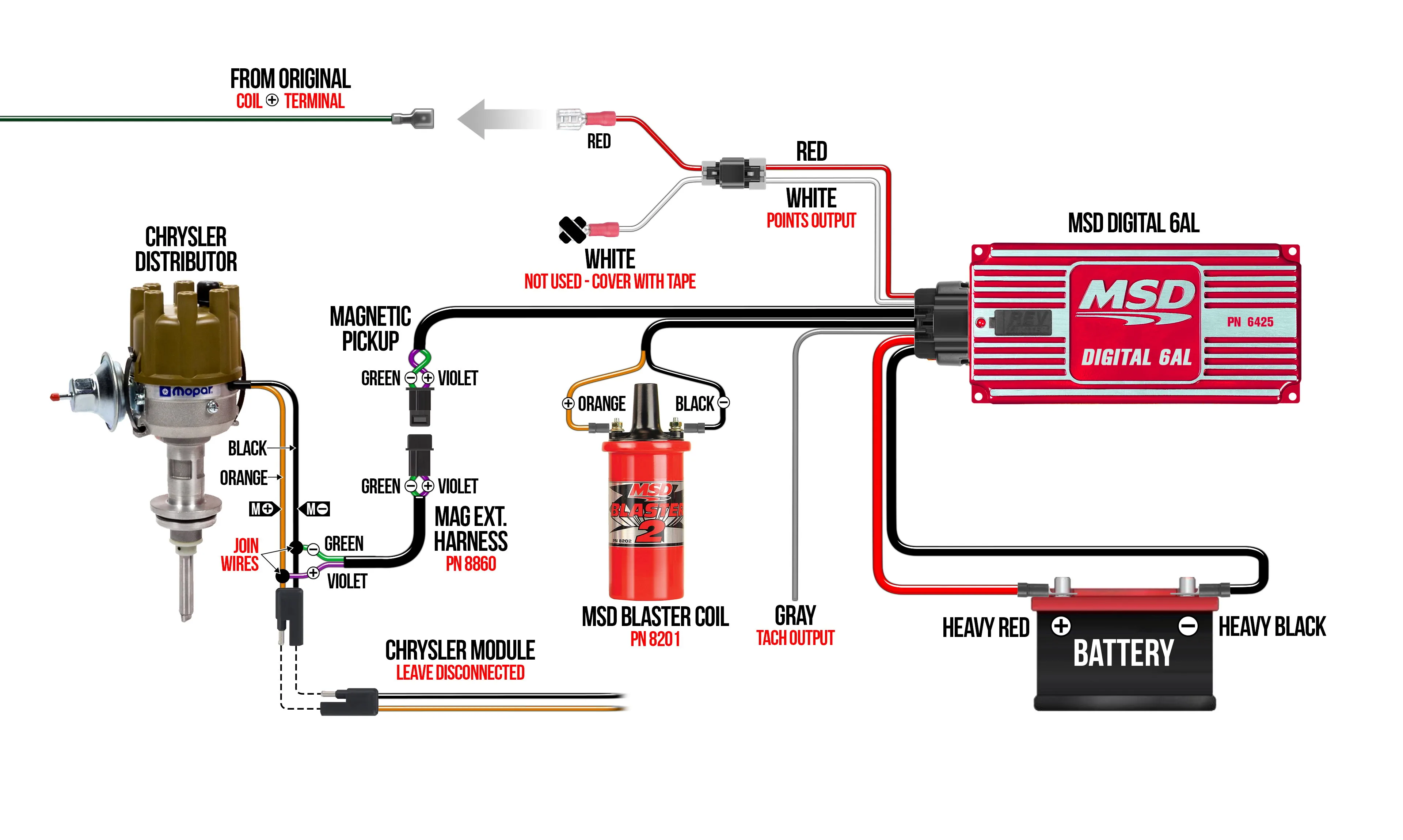 Msd 6425 Wiring Diagram Msd 6Al 6425 Wiring Diagram