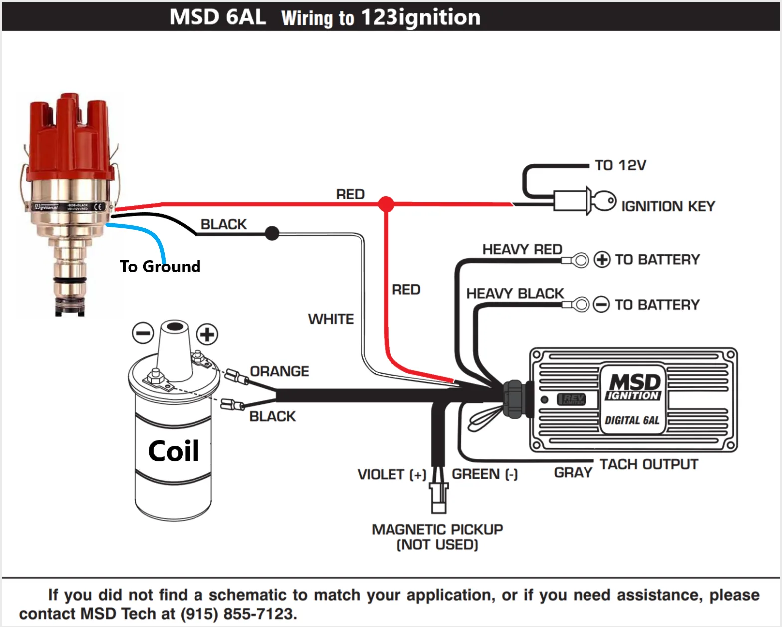 Msd 6Al Wiring Diagram Hei Distributor Msd 6Al Wiring Diagra