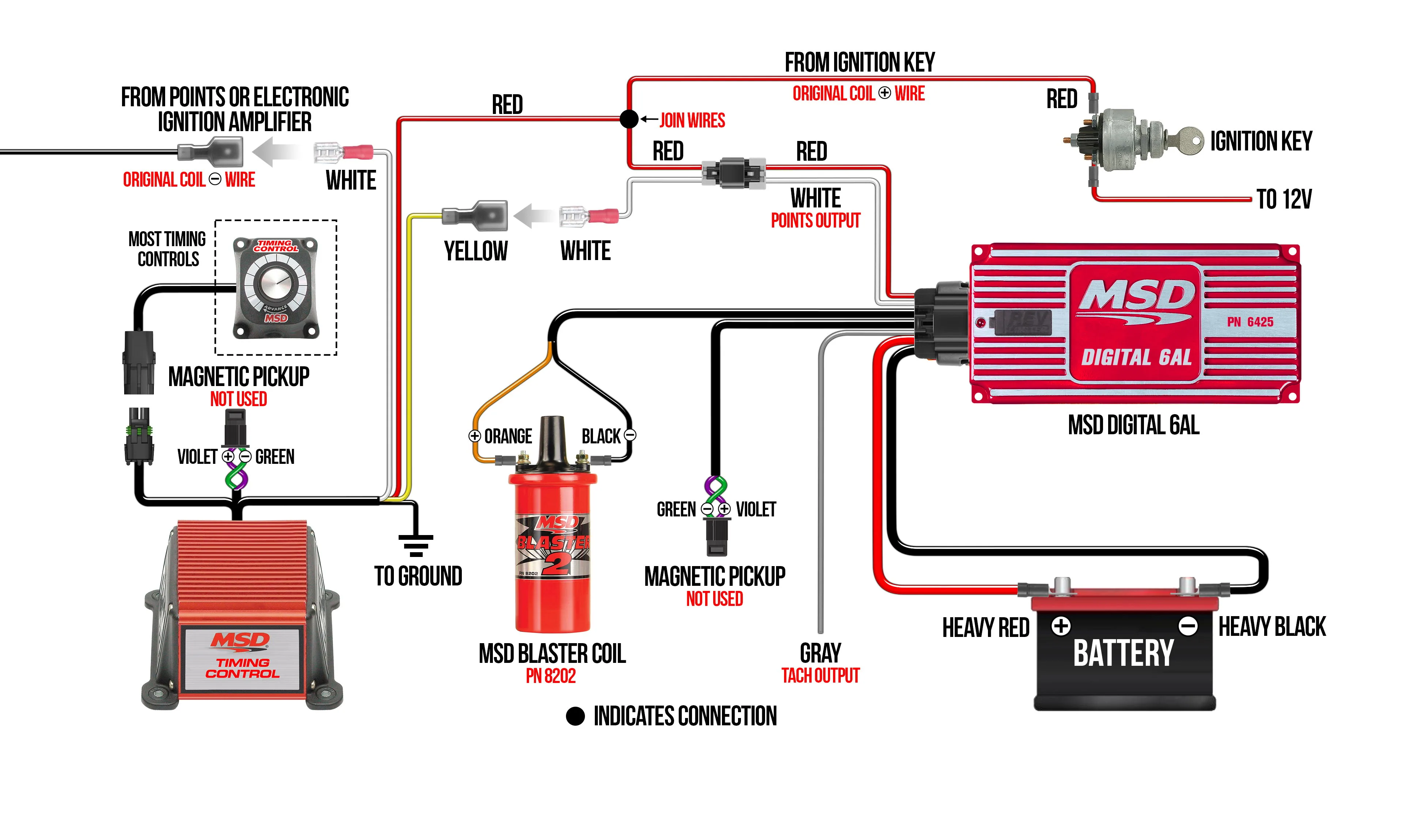 Msd 6Al Wiring Diagram With Msd Distributor