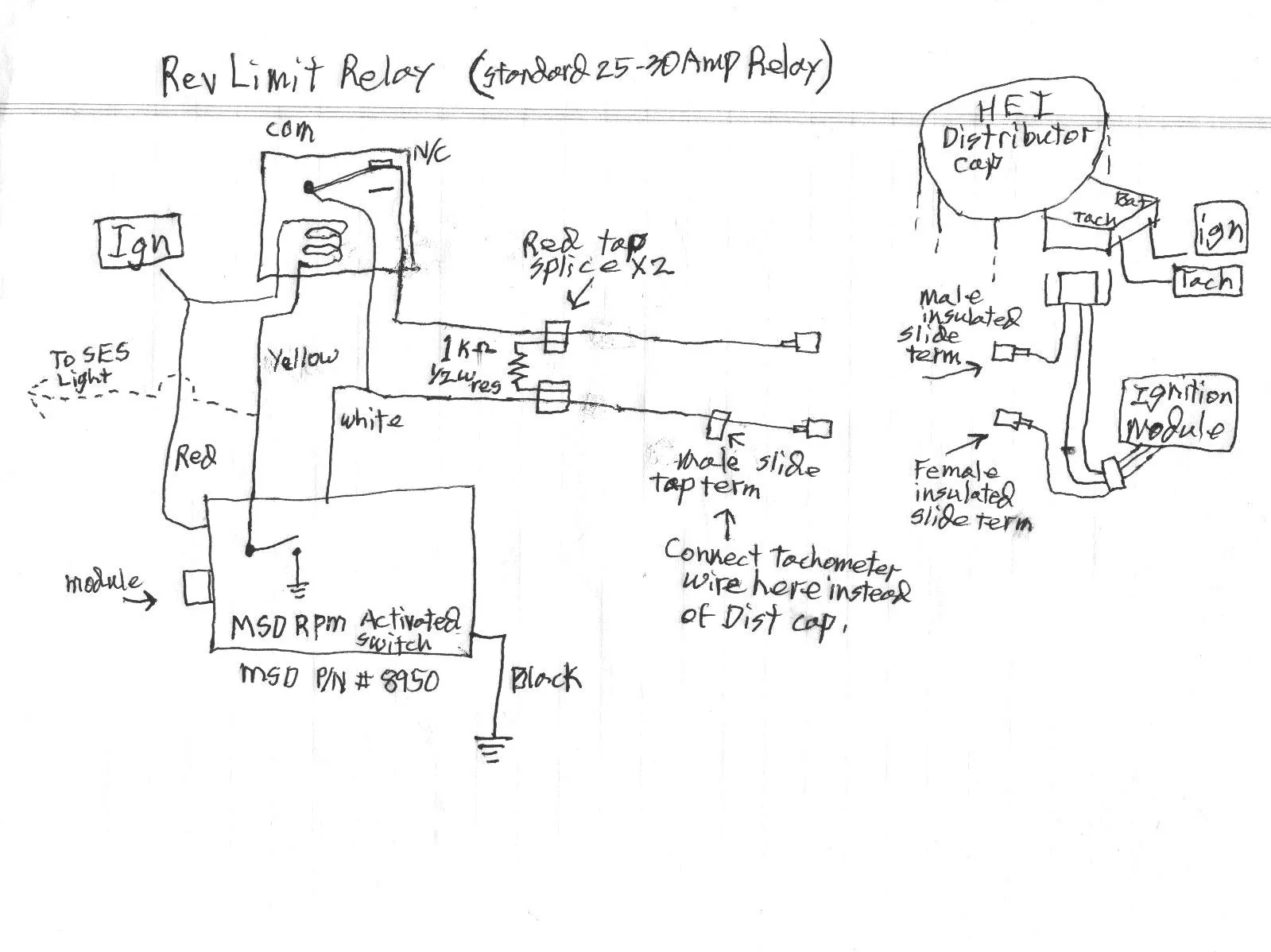 Msd 8950 Wiring Diagram Rpm Activated