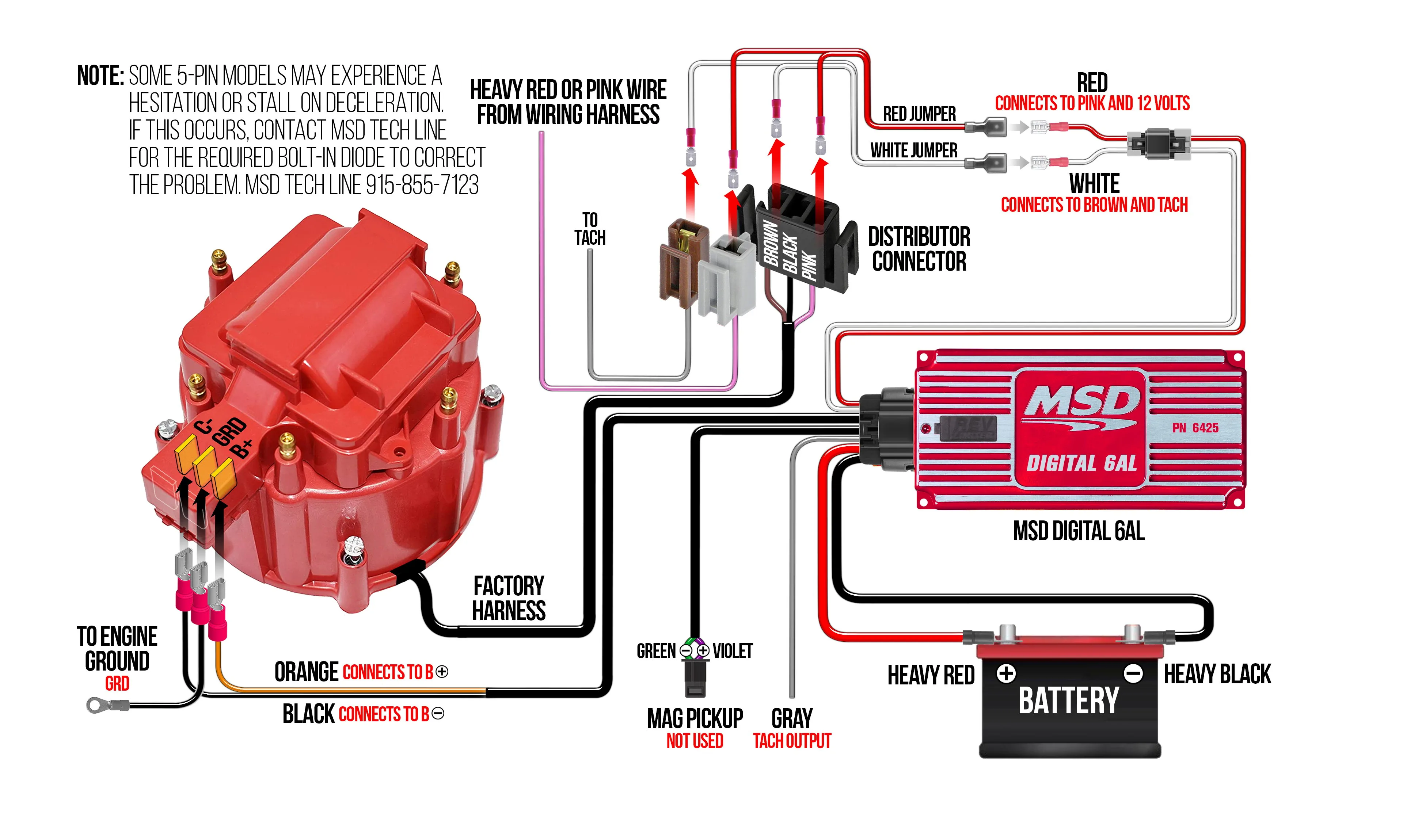 Msd Distributor 8461 Wiring Diagram At Carlos Snyder Blog