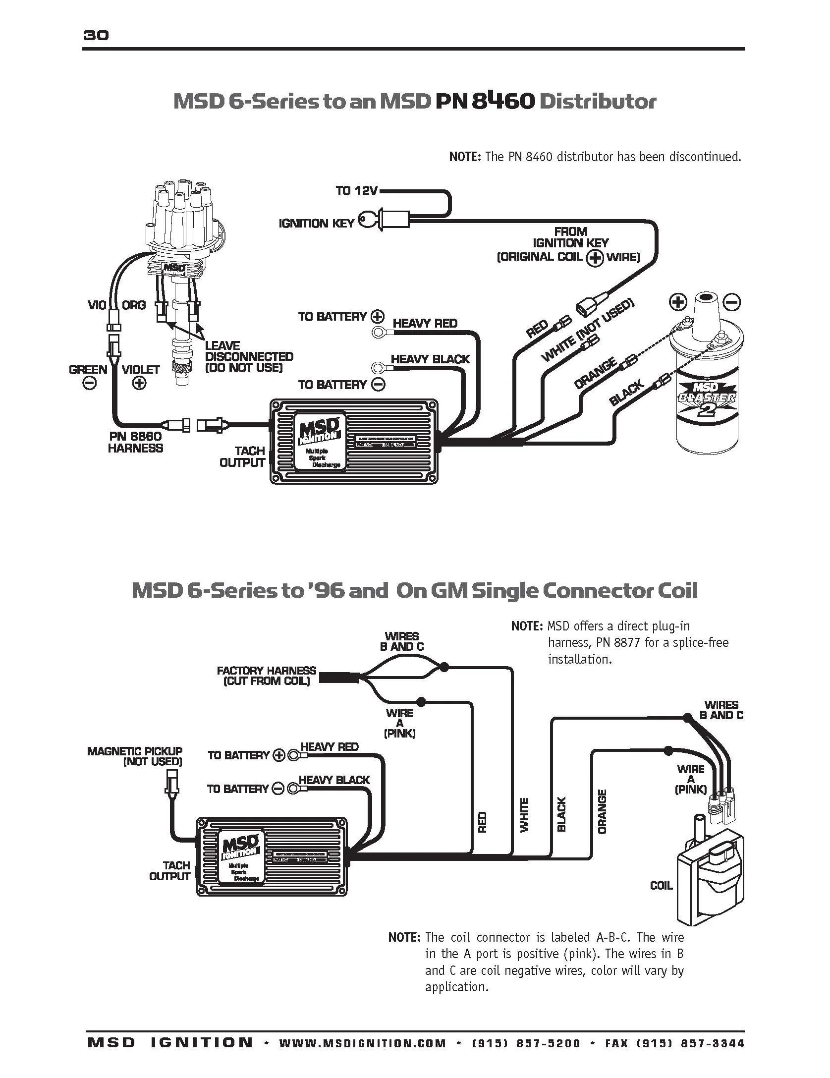 Msd Ignition Wiring Diagrams