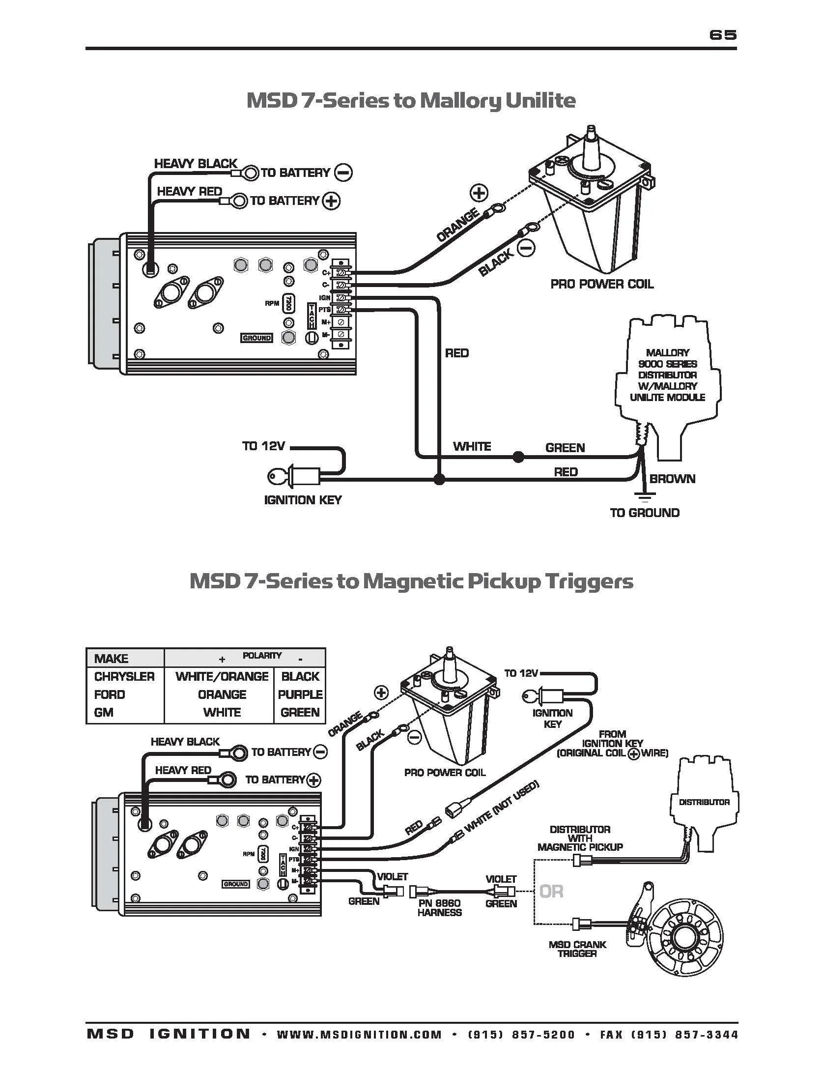 Msd Ready To Run Distributor Wiring Diagram