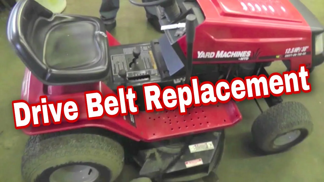 Mtd Mower Drive Belt Diagram
