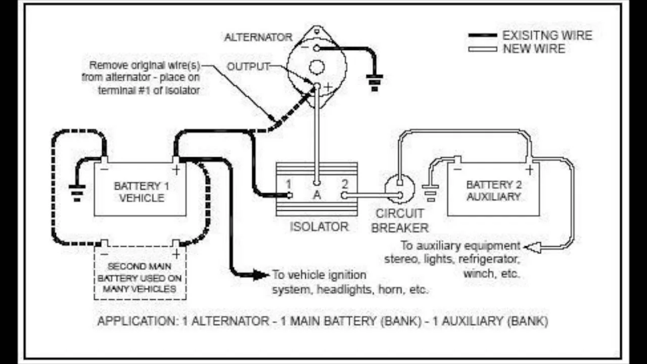 Multi Battery Isolator Diagram