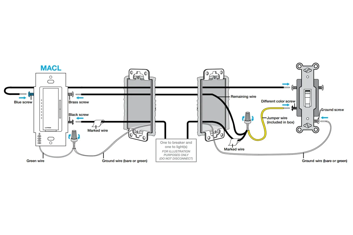 Multi Location Dimmer Switch Wiring Diagram