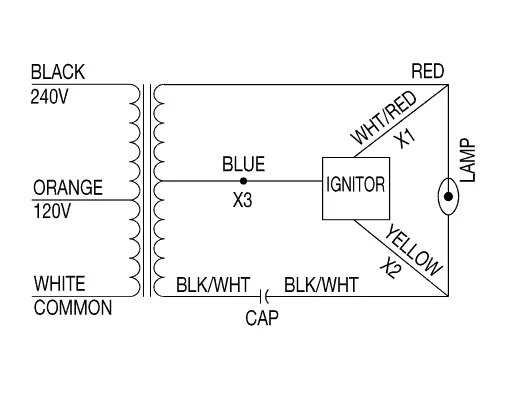 Multi Tap Ballast Hid Wiring Diagram