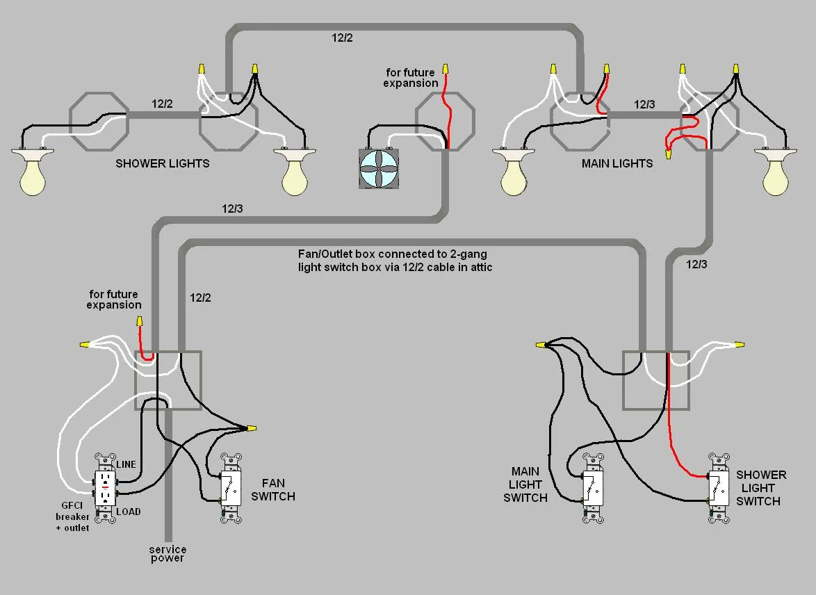 Multiple Light Switches On One Circuit Diagram Way Switches