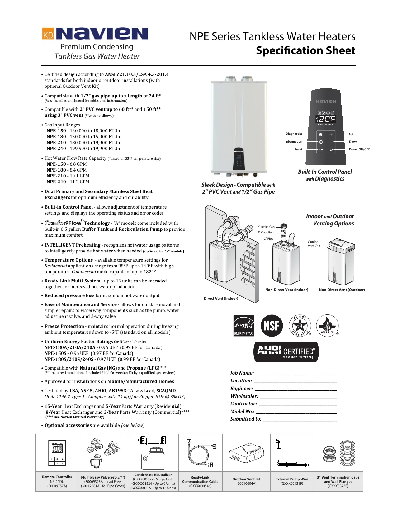 Navien Tankless Water Heater Wiring Diagram Database