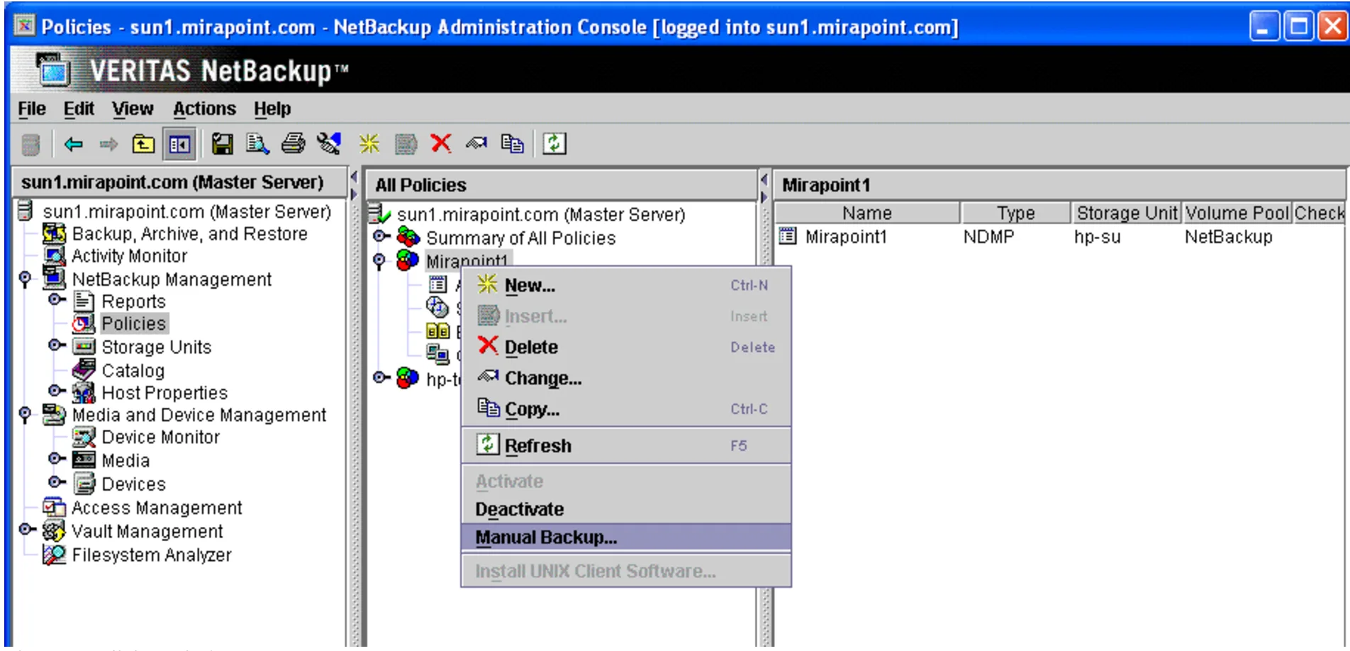 Netbackup Veritas