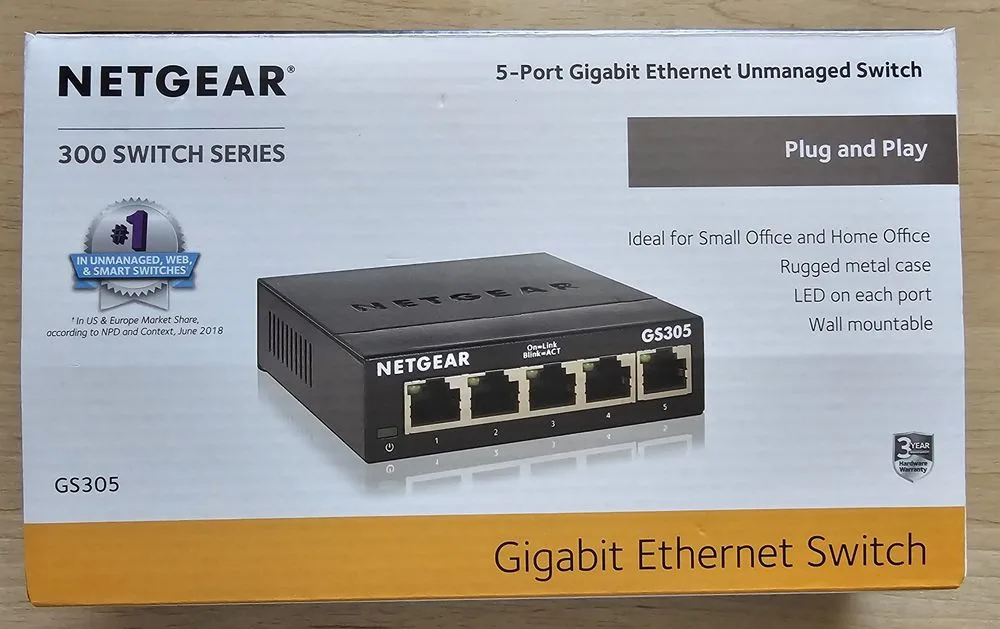 Netgear 300 Switch Series Netgear Gs305 300Pes 5 Ports Kaufen Auf Ricardo