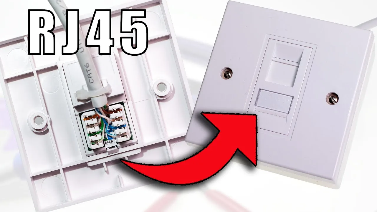 Network Wall Jack Wiring Wiring Ethernet Cat5E Socket Connec