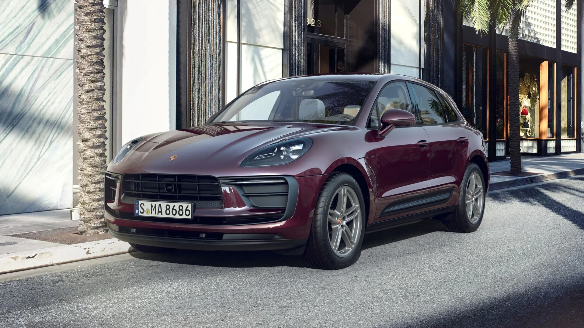 New 2024 Porsche Macan Suv Copper Ruby Metallic In Los Angeles Beverly Hills Porsche