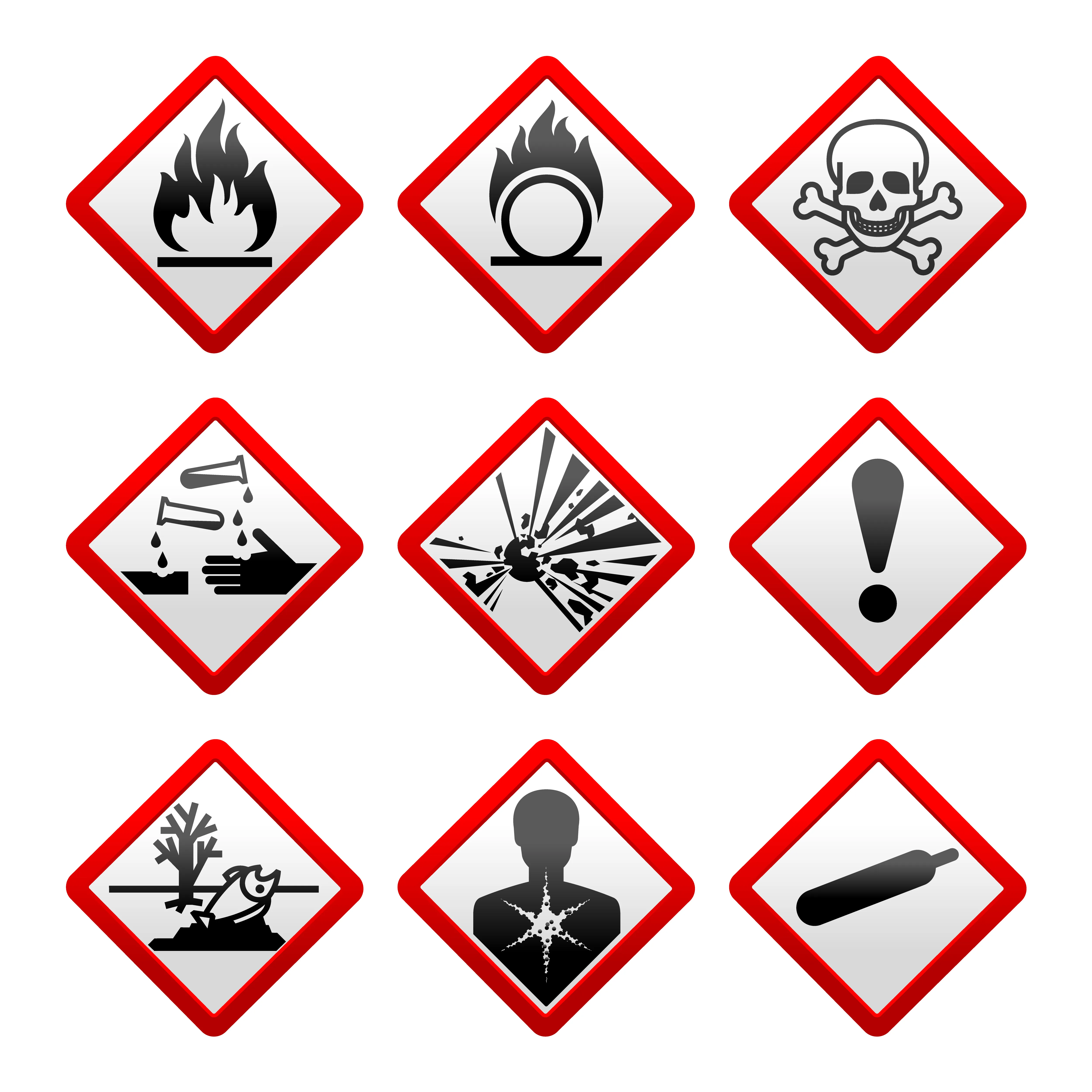 New Hazard Symbols Clipart Best