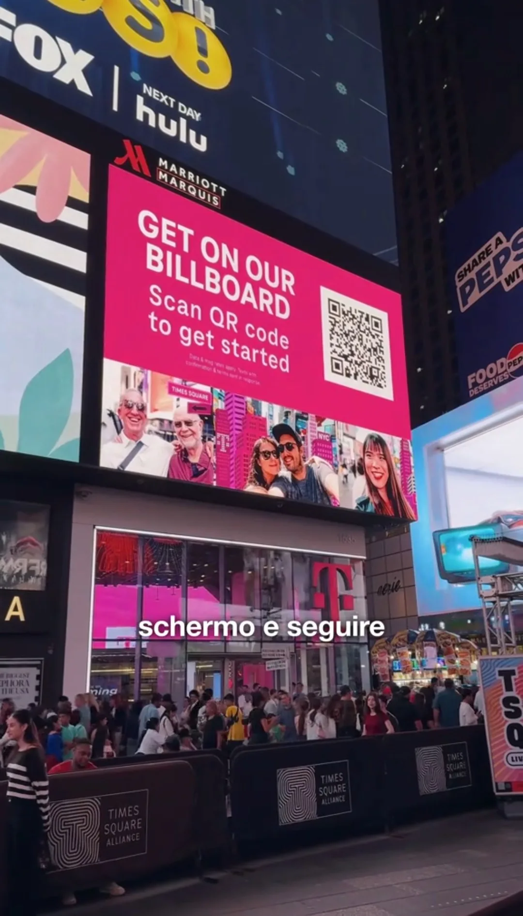 New York Italiano Spiega Come Far Comparire Gratis La Tua Foto A Times Square