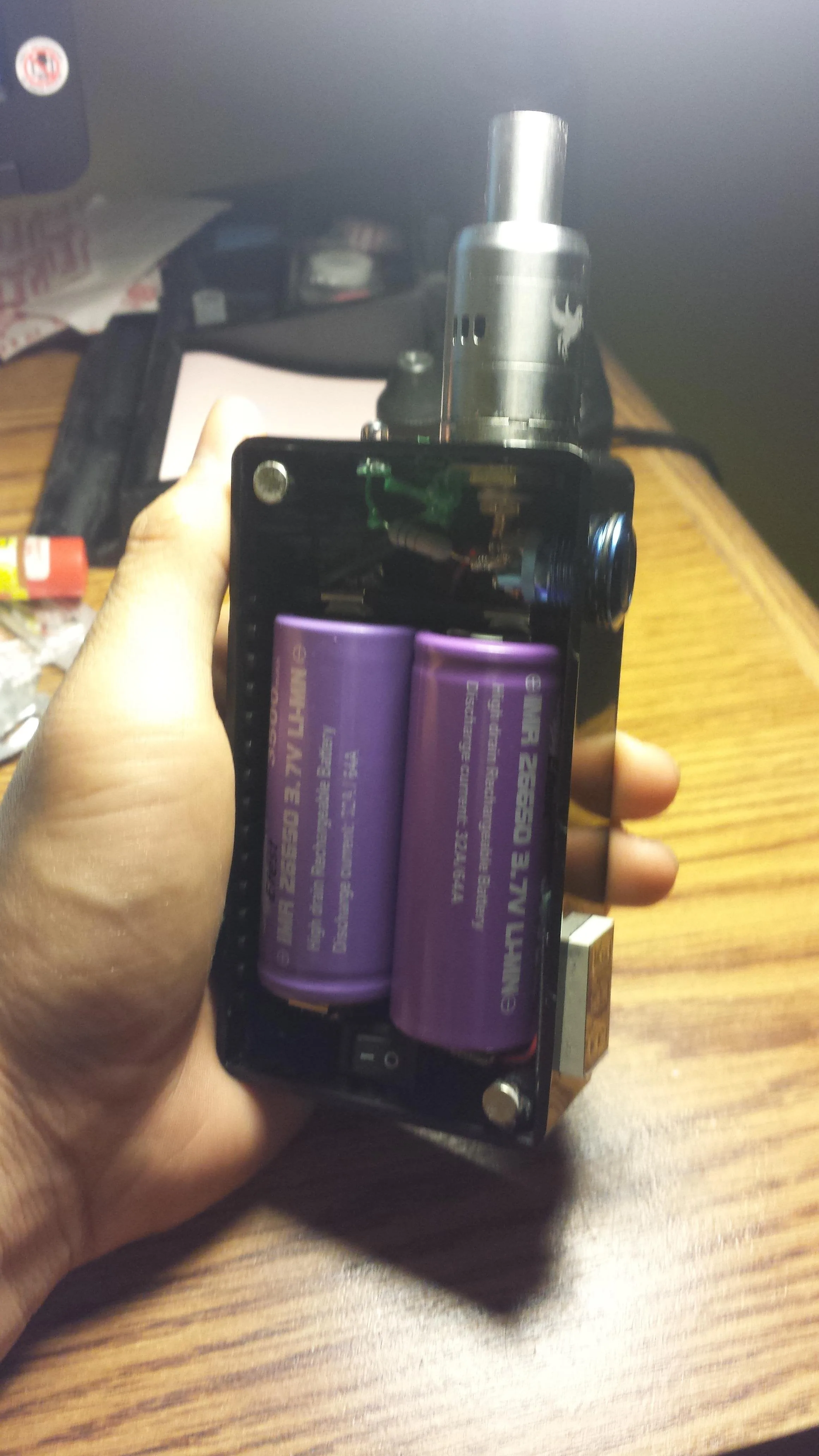 Newest Addition Dual Series 26650 Unregulated Box Mod R Vaping
