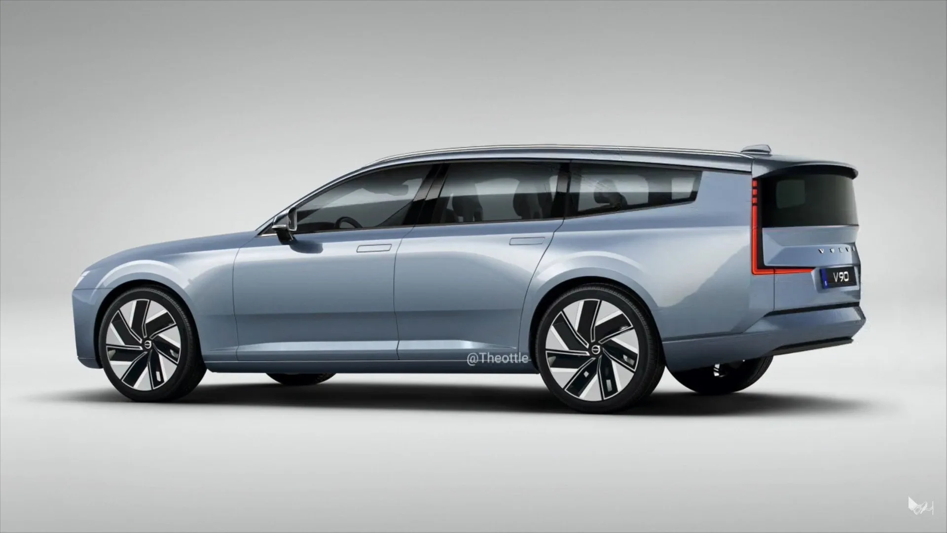 Next Gen Volvo V90 Ev Looks Big Practical And Imposing With Concept Recharge Dna Autoevolution