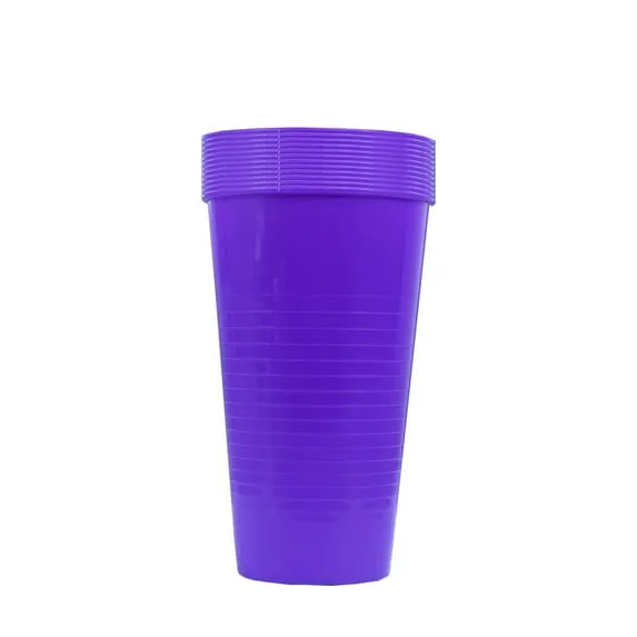 Niceauty 12Pcs Party Plastic Cups Bulk Reusable Safe For Long Term Use Purple