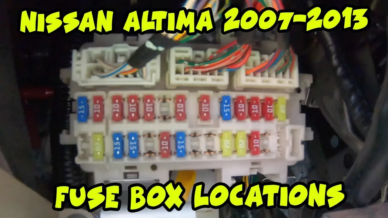 Nissan Altima 2011 Fuse Box