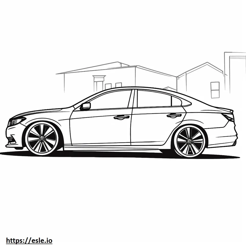 Nissan Altima Awd 2024 Coloring Page