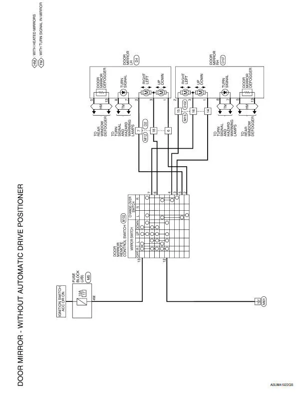 Nissan An Mirror Wiring Diagram Wiring Diagram