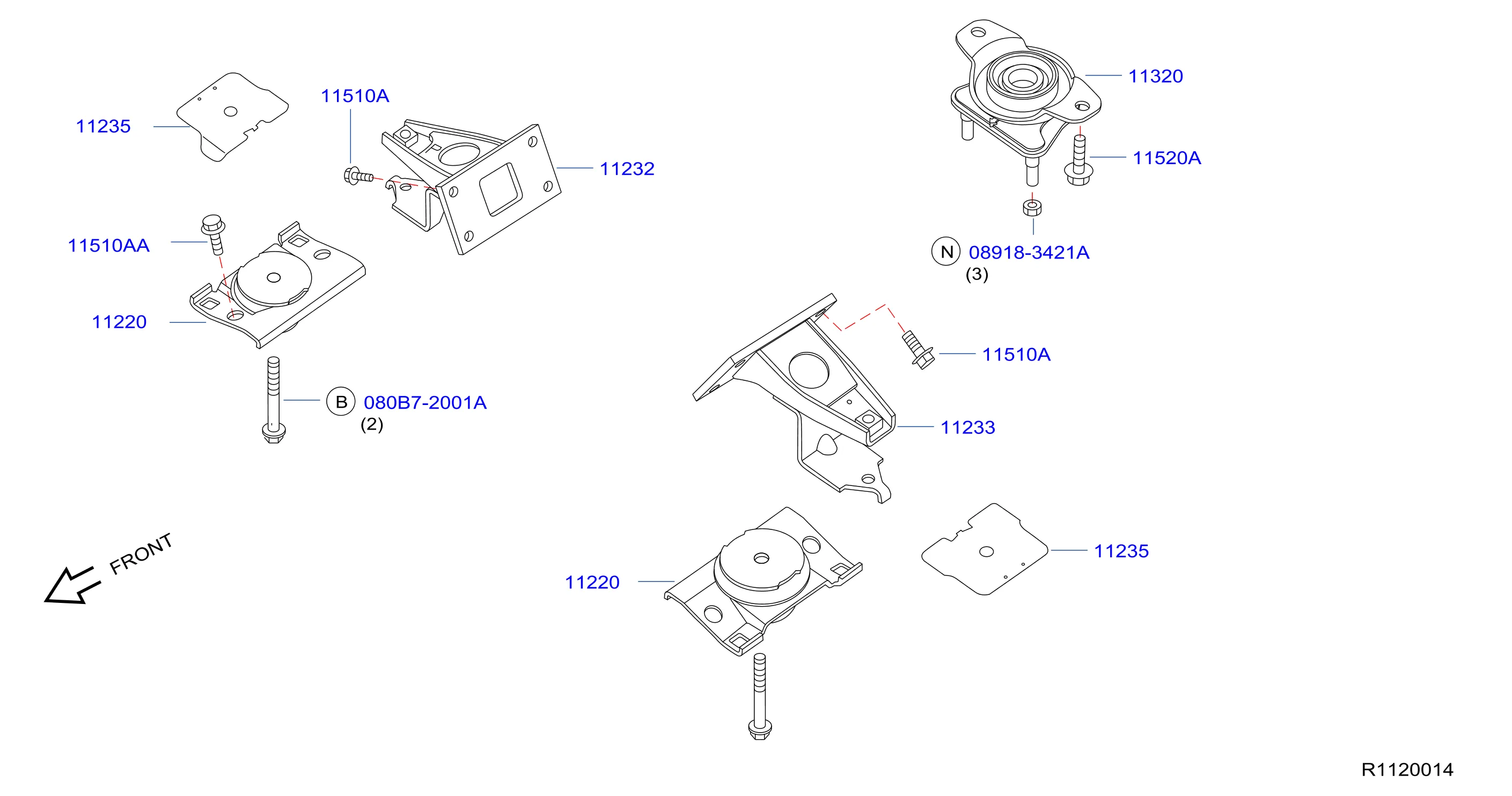Nissan Armada Insulator Engine Mounting Motor Mount 11320 Zz50A Nissan Van Nuys Ca