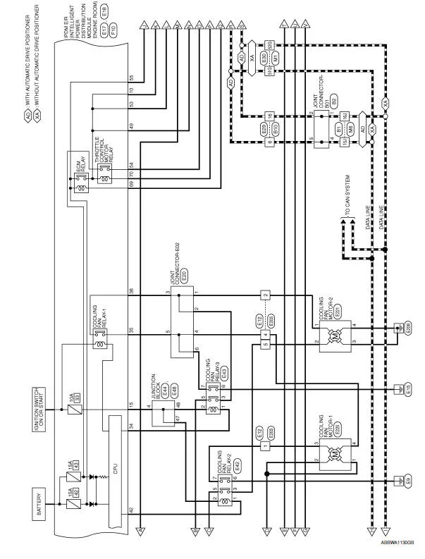 Nissan Maxima Service And Repair Manual Wiring Diagram Engine Control System
