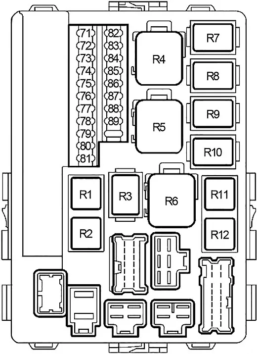 Nissan Murano 2002 2007 Fuse Diagram