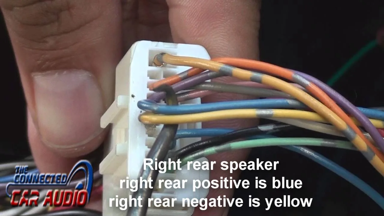 Nissan Radio Wire Color Code