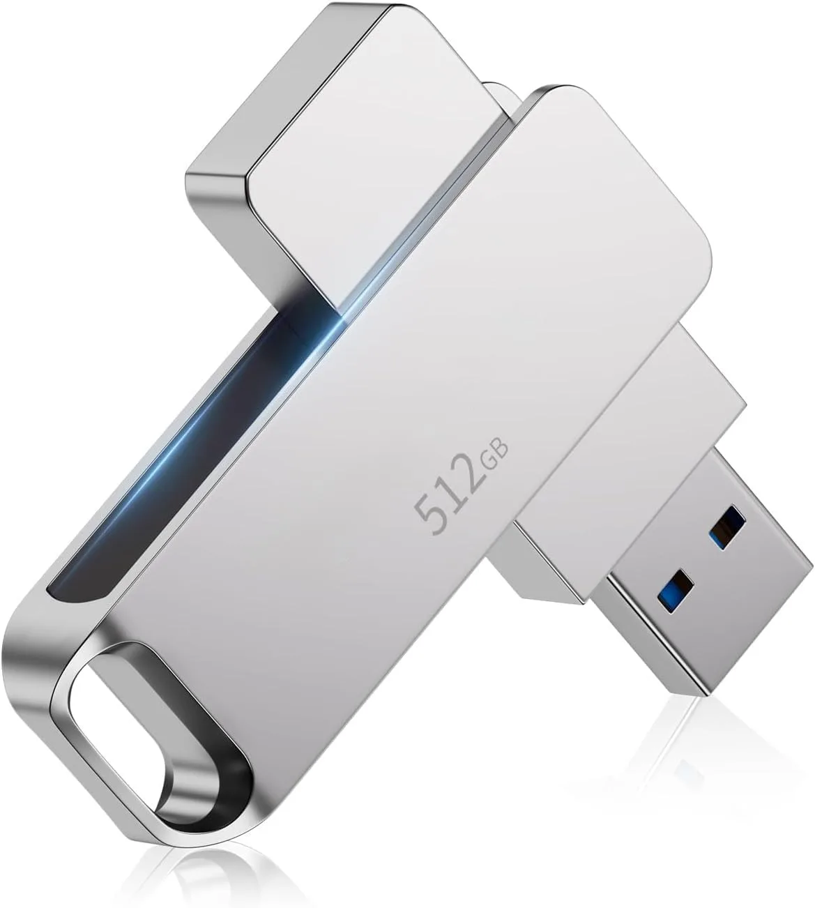 Niukou Usb メモリ 512Gb 大容量 外付け 小型 360度回転式 Pc対応 Usb3 0メモリー 防水 防塵 耐衝撃 プラグアンドプレイ 合金製 携帯