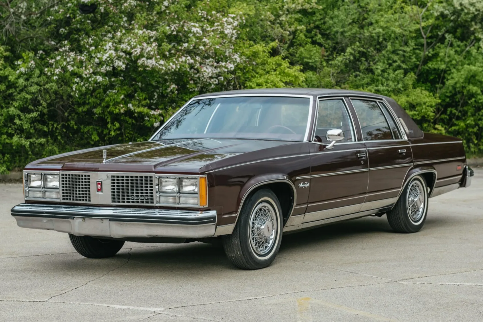 No Reserve 12K Mile 1978 Oldsmobile Ninety Eight Regency Sedan For Sale On Bat Auctions Sold