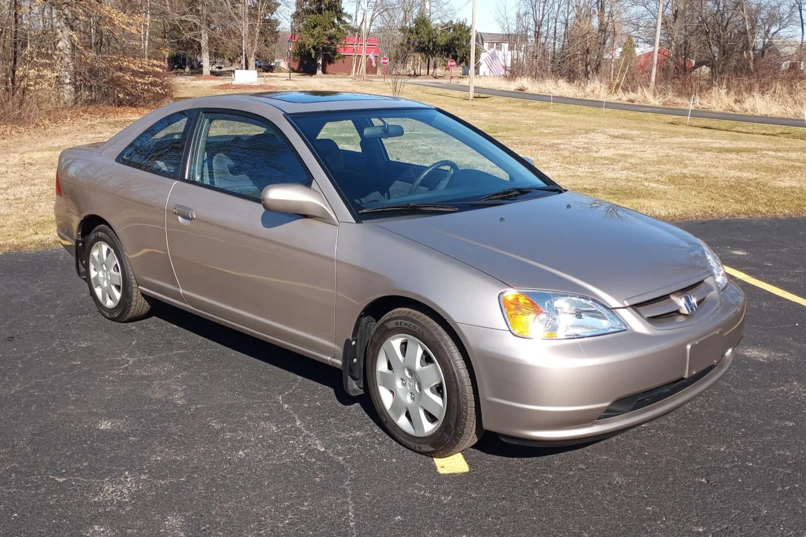 No Reserve 26K Mile 2002 Honda Civic Ex Coupe For Sale On Bat Auctions Sold For 14 500 On