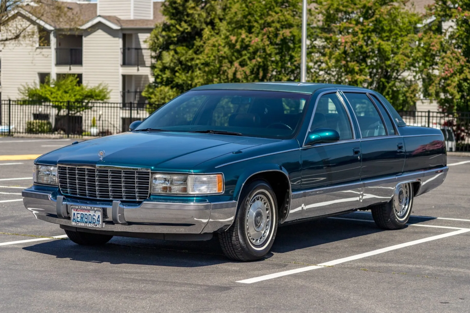 No Reserve 37K Mile 1995 Cadillac Fleetwood Brougham For Sale On Bat Auctions Sold For