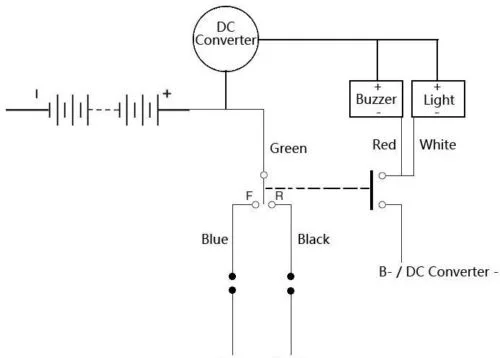 Noco 3Ph 3 Position Forward Reverse Switch Handle For Electric Vehicle