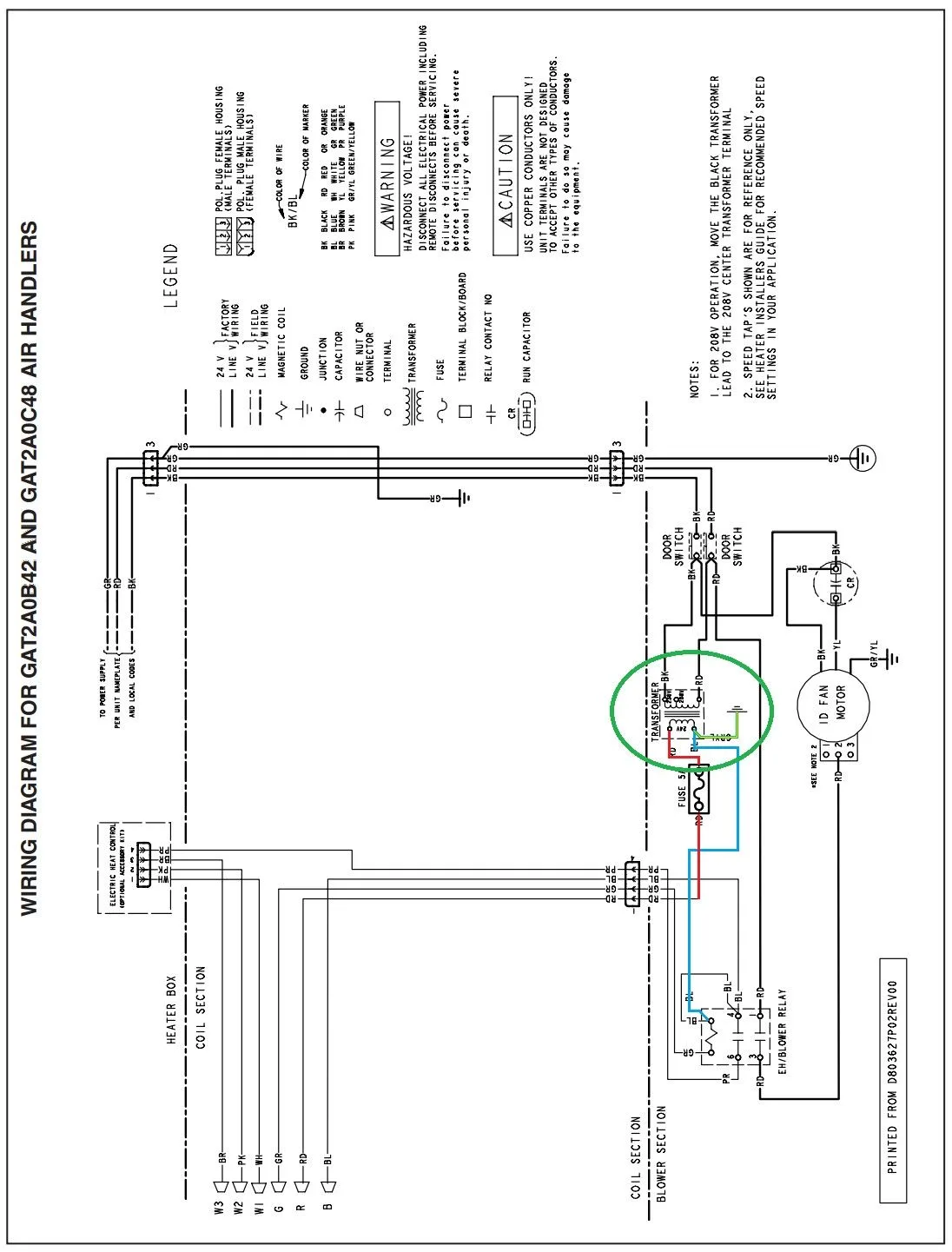 Nordyne Wiring Diagram Electric Furnace