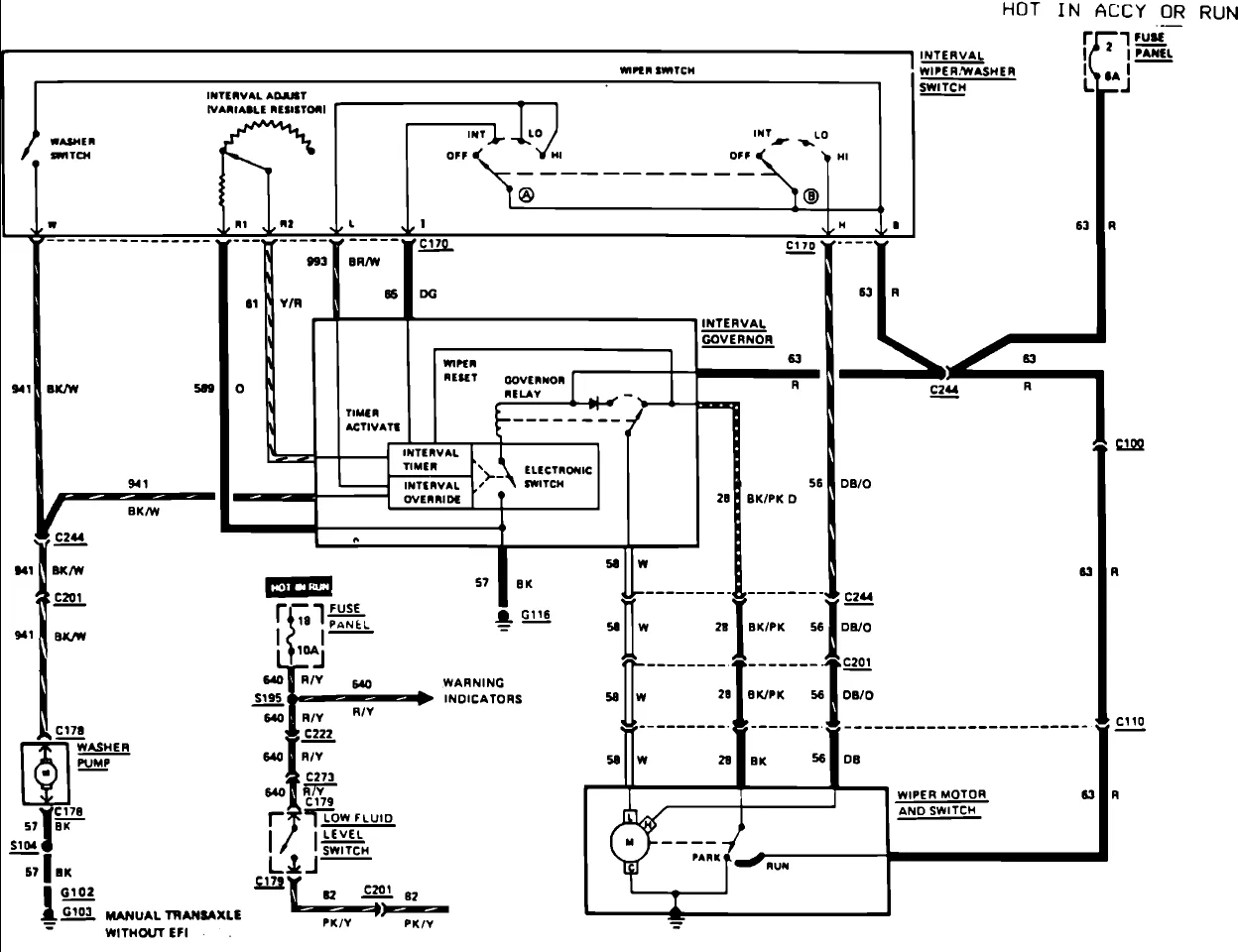 Nova Wiper Motor Wiring Diagram At Anita Price Blog