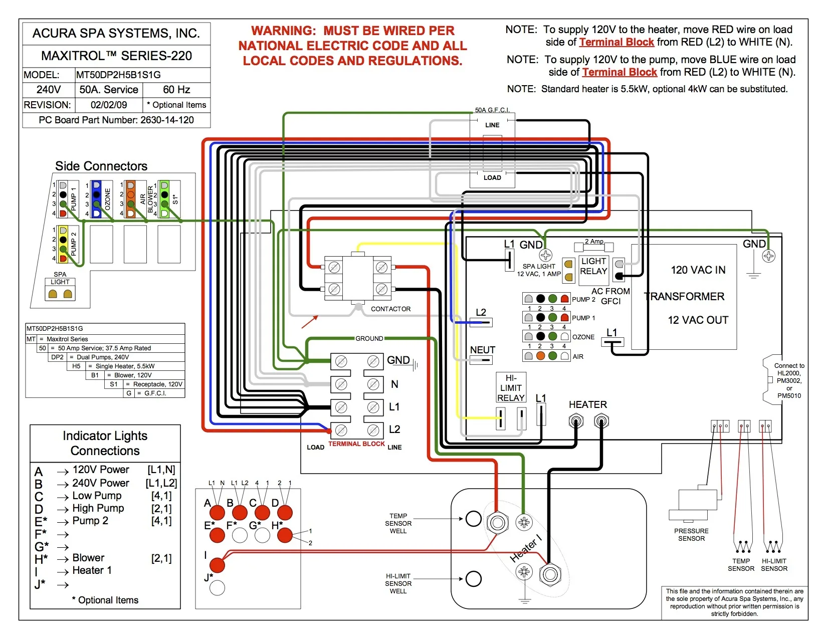 Nu Wave Spa Controls Wiring Diagram Wiring Diagram