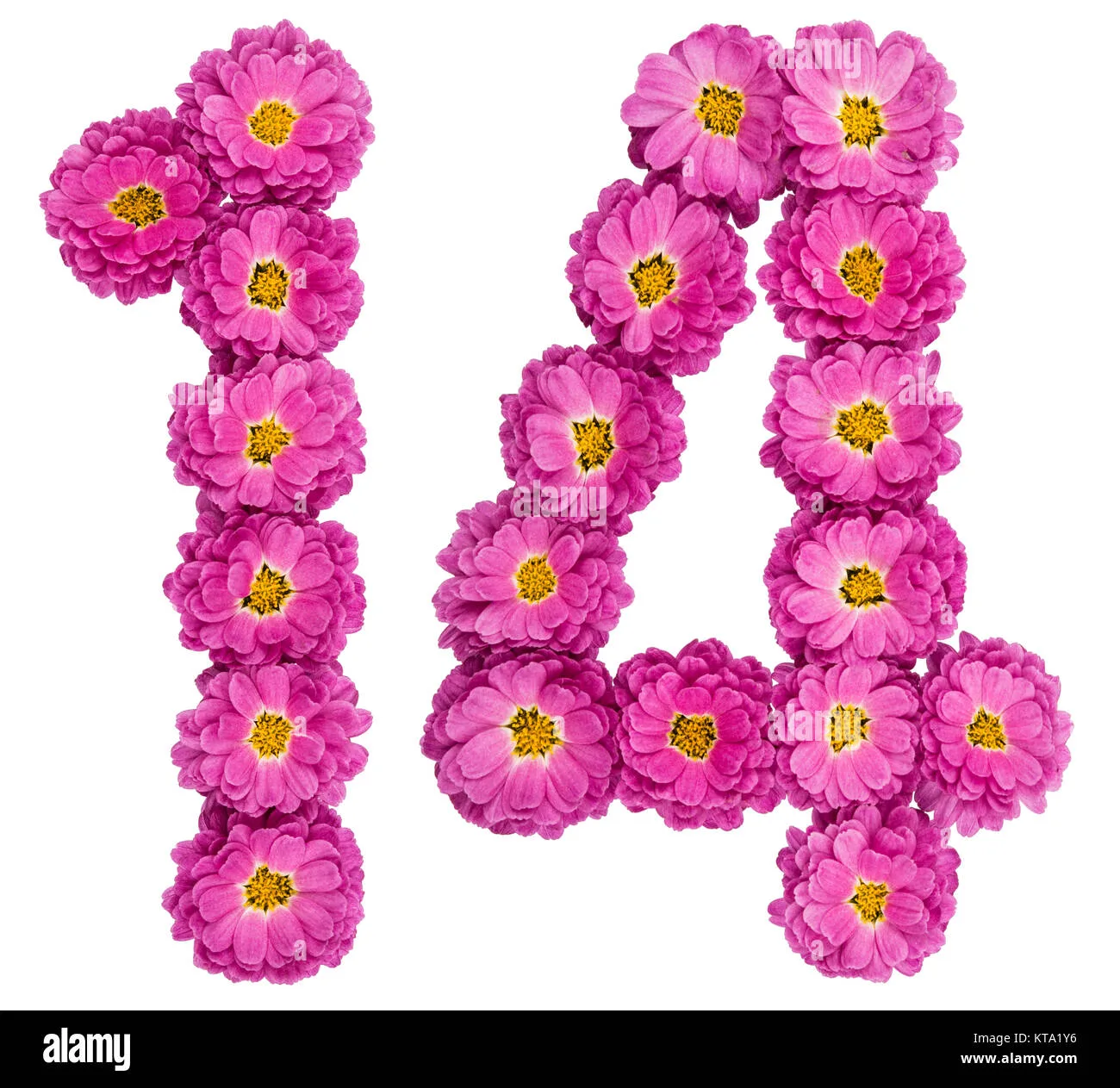 Number 14 Pink