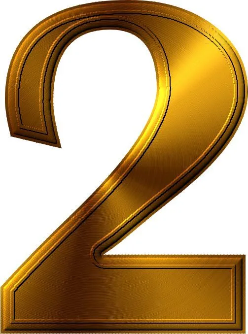 Number 2 Clipart Hd Png 3D Number 2 Gold Material 2 Number Number 2 Png Image For Free Download